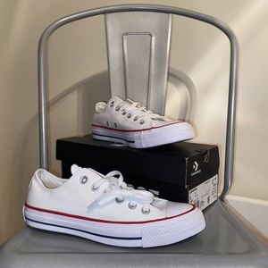 White low top converse